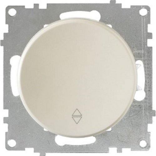 Переключатель без рамки OneKeyElectro Florence 1-кл. перекрестный бежевый картинка